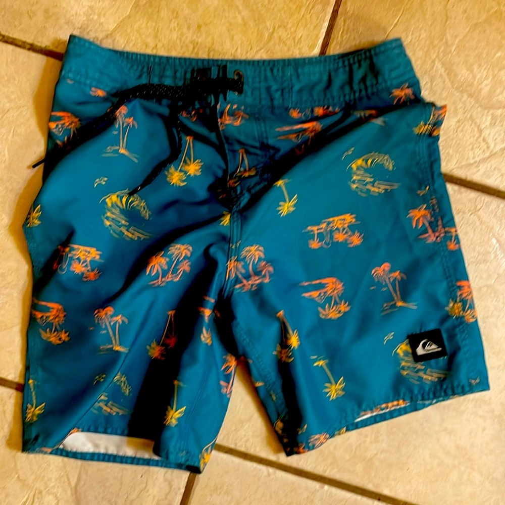Boys quicksilver swim trunks, like new, only wore them a couple times